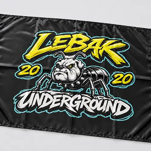 Giant flag atau bendera raksasa custom untuk event dan stadion